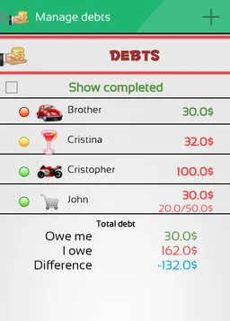 MoneyMe, Expenses manager screenshot 3