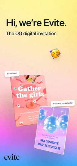 Evite: Email & SMS Invitations screenshot 1