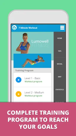 7 Minute Workout - Weight Loss screenshot 1
