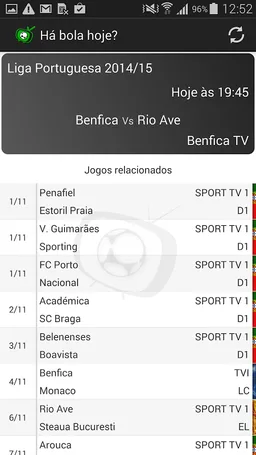 Há bola hoje? screenshot 5