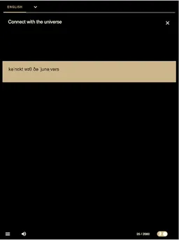 Unalengua IPA Translator screenshot 2