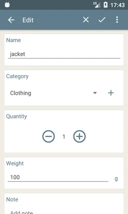 PackTeo - Travel Packing List screenshot 1