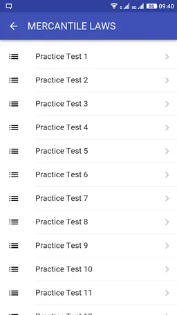 COMMON PROFICIENCY TEST - CPT MODEL PRACTICE TESTS screenshot 6