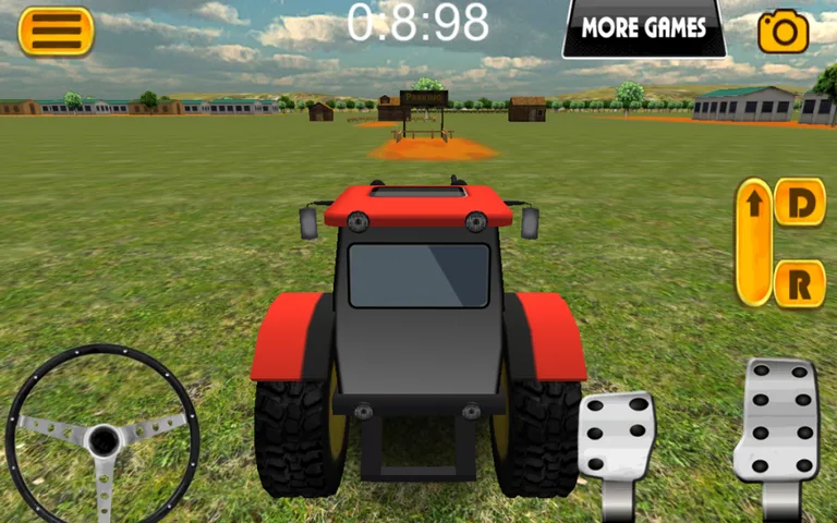 Tractor parking 3D farm driver screenshot 6