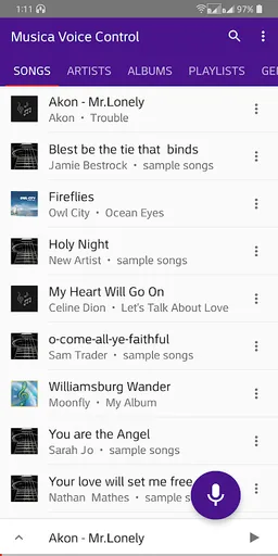 Musica Voice Control Player screenshot 3
