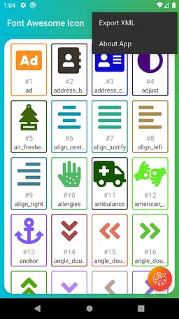 Font Awesome Icon screenshot 2