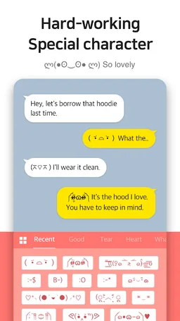 Deco Keyboard - emoji, fonts screenshot 2