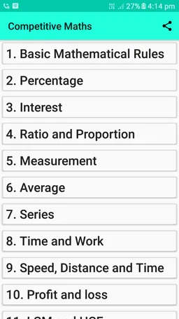 Competitive Maths screenshot 1