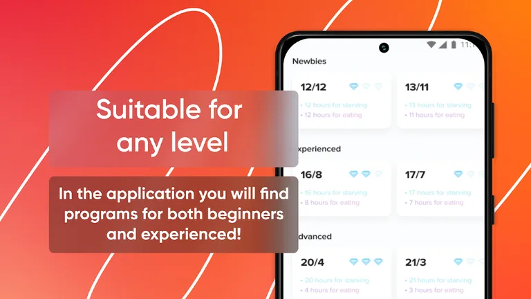 Fasting tracker 16/8 screenshot 1