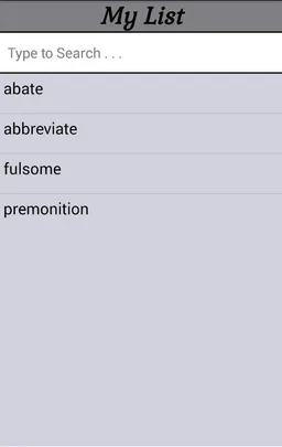 Lexicon - GRE , TOEFL Words screenshot 6