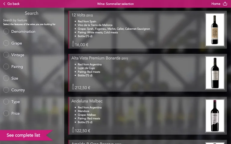 Vinipad Wine List & Food Menu screenshot 7