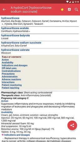 Nurse’s Drug Handbook screenshot 1