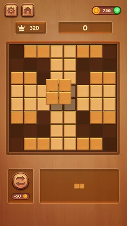 Jigsaw Wood Blockdom: Classic screenshot 2