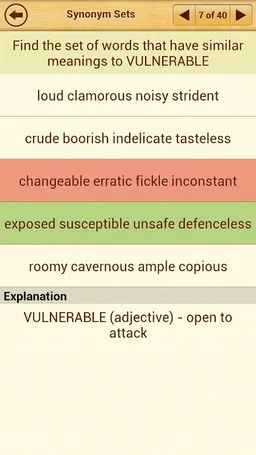 11+ Vocabulary Builder Lite screenshot 8