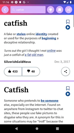 Urban Dictionary (Official) screenshot 1