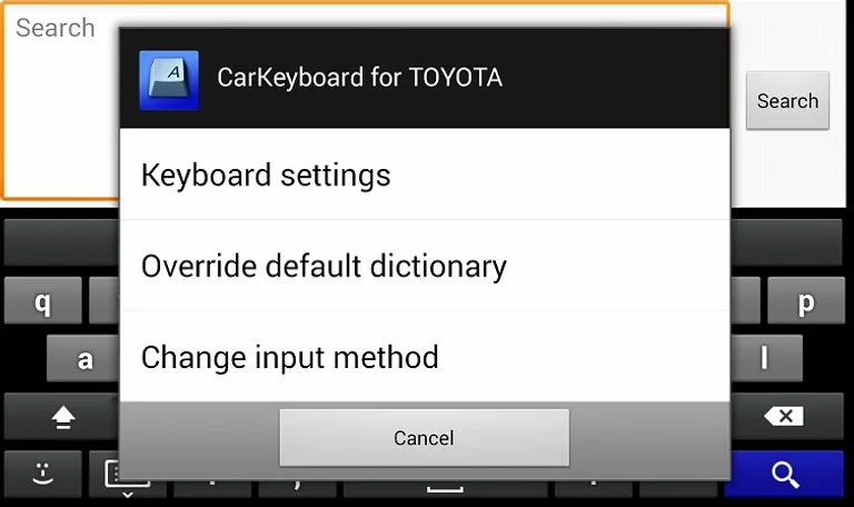 CarKeyboard for TOYOTA screenshot 2