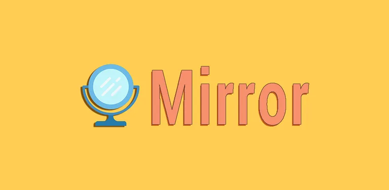 Clear mirror cover image