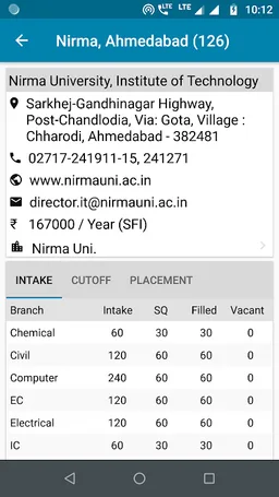 Gujarat Engineering Admission screenshot 4