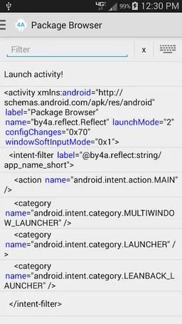 Package Browser screenshot 2