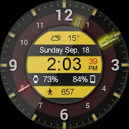 Galaxy Glow HD Watch Face screenshot 11
