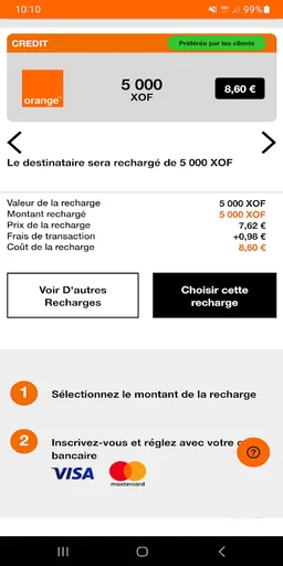 Transfert Pays screenshot 8