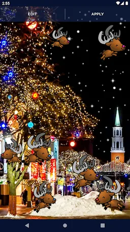 Reindeer HD Live Wallpaper screenshot 1