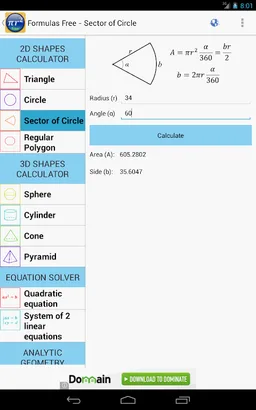 Maths Formulas Lite screenshot 10