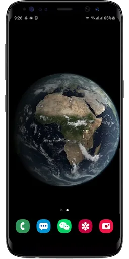 3D Rotating Earth Wallpaper screenshot 8