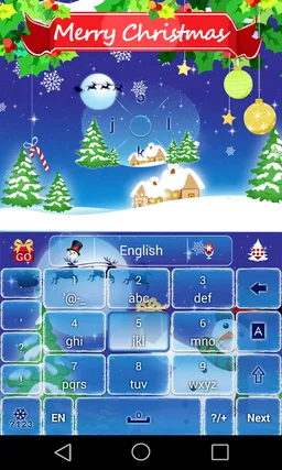 Snowman GO Keyboard Theme screenshot 5