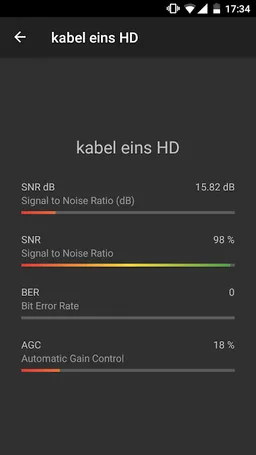 Dreambox Signal Meter screenshot 4