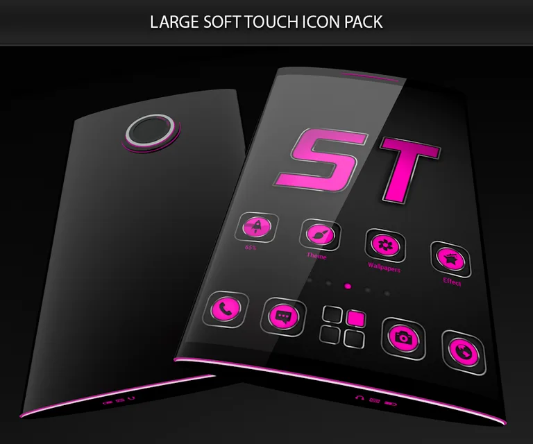 Soft Touch Pink Theme screenshot 3
