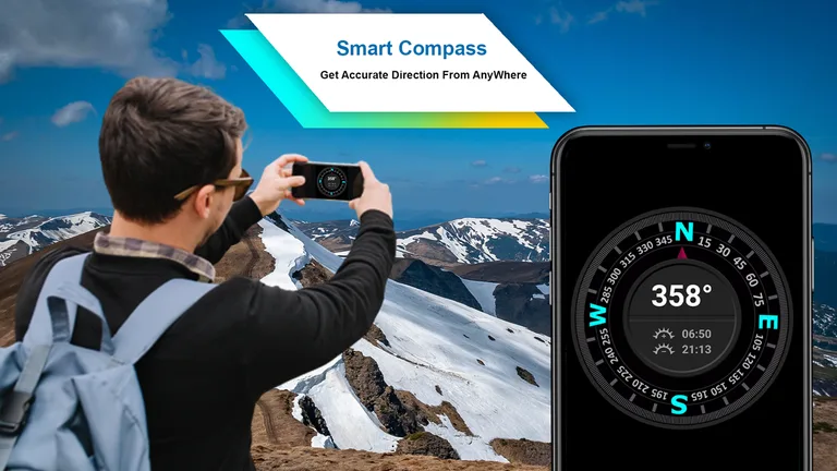 Smart Compass Sensor Android screenshot 3
