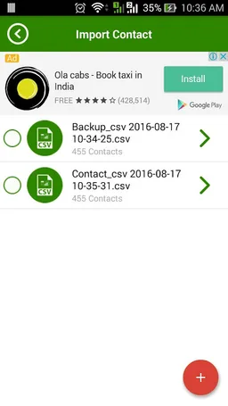Contact Backup screenshot 7