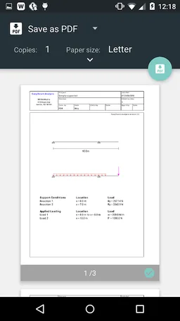 Easy Beam Analysis screenshot 7
