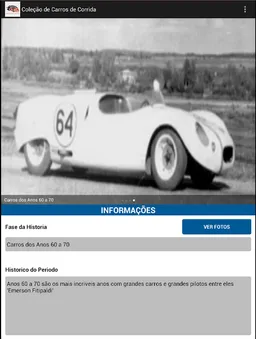 Coleção de Carros de Corrida screenshot 1