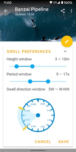 OceanLife - Tides, Swell, Wind & Weather Forecasts screenshot 15