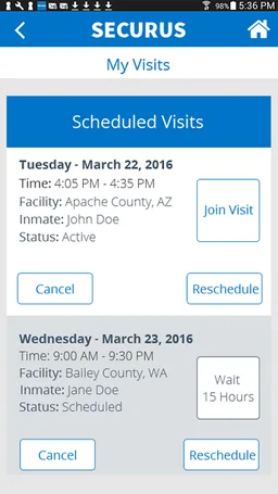 Securus Mobile screenshot 3