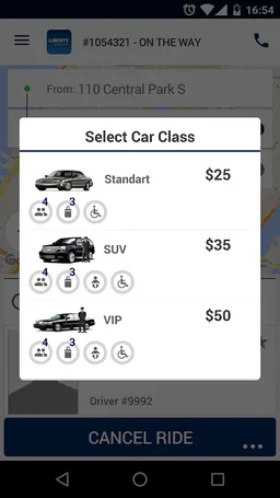 Liberty Car Service screenshot 1
