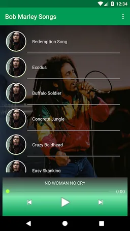 Bob Marley songs screenshot 1