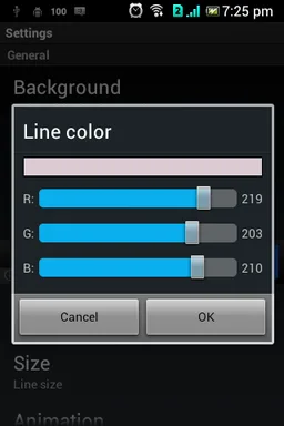 3D Line Live Wallpaper screenshot 7