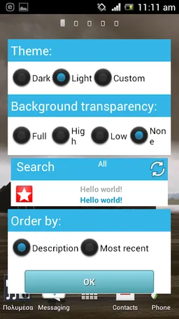 Bookmarks in a list Widget screenshot 8