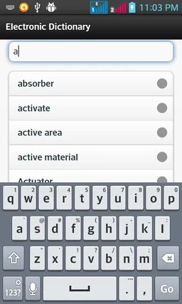 Electronic Dictionary screenshot 2