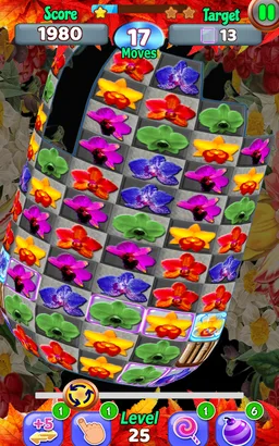 Orchid Bloom Surf: Colorful Free Match 3 Gem-2018 screenshot 8