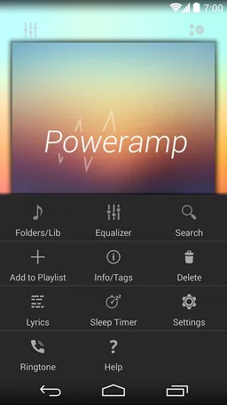 Poweramp skin KitKat/JB/ICS screenshot 4