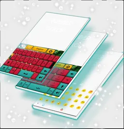 Rubber Color Keyboard screenshot 2