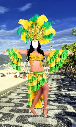 Woman Carnival Photo Montage screenshot 3