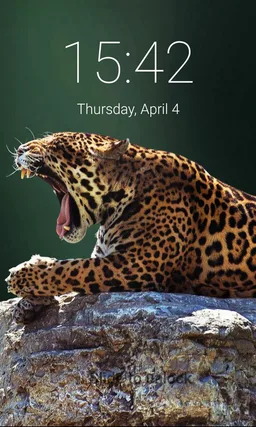 Jaguar Lock Screen Jaguar Pattern Passcode Keypad screenshot 1