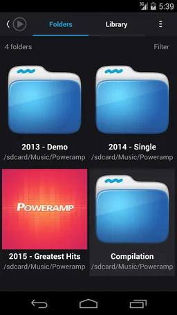 Skin for Poweramp Suru screenshot 8