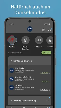 BW Mobilbanking Phone + Tablet screenshot 8