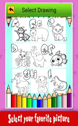 A-Z Animals coloring book 2020 screenshot 4
